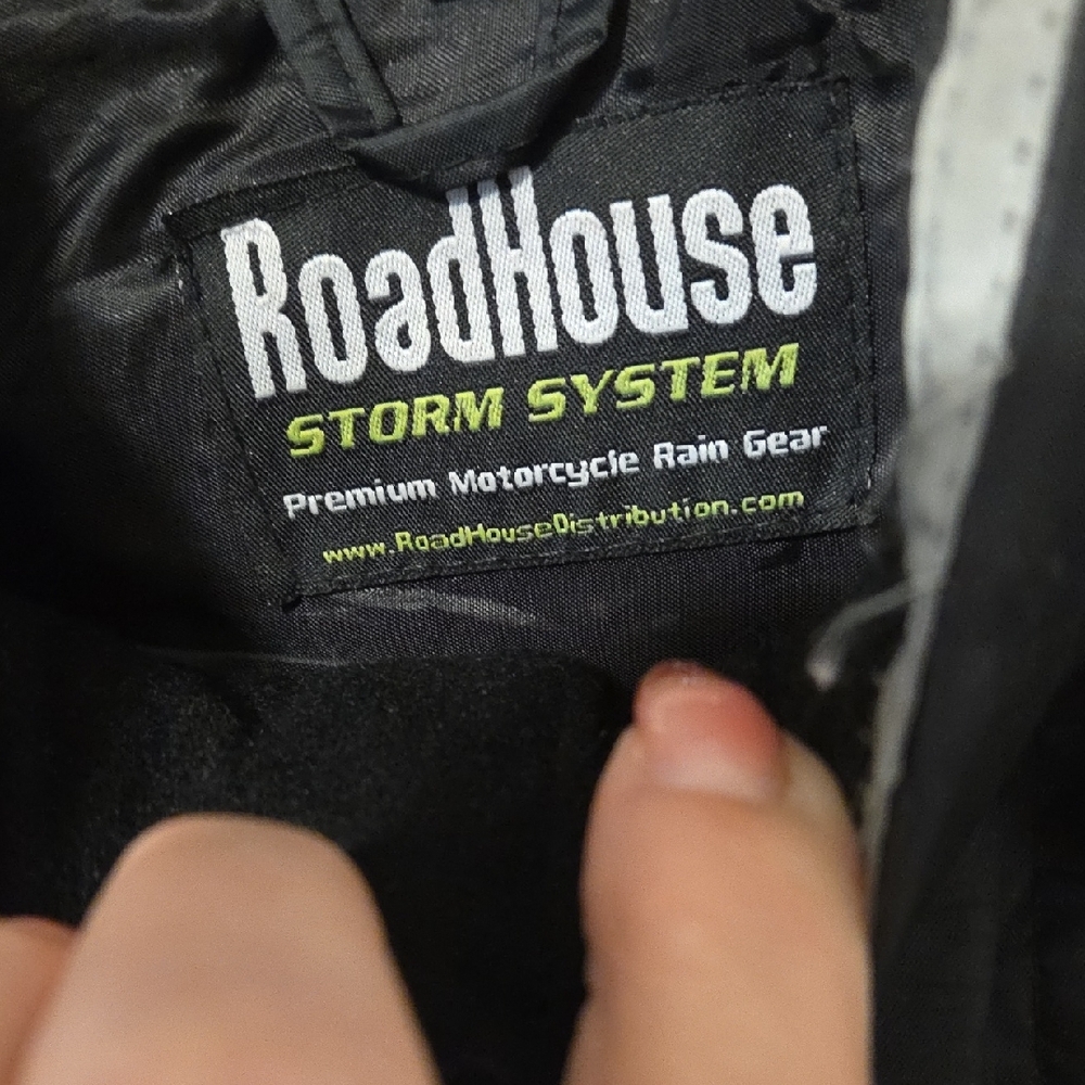 Men's Black Motorcycle rain gear - Picture 2 of 4